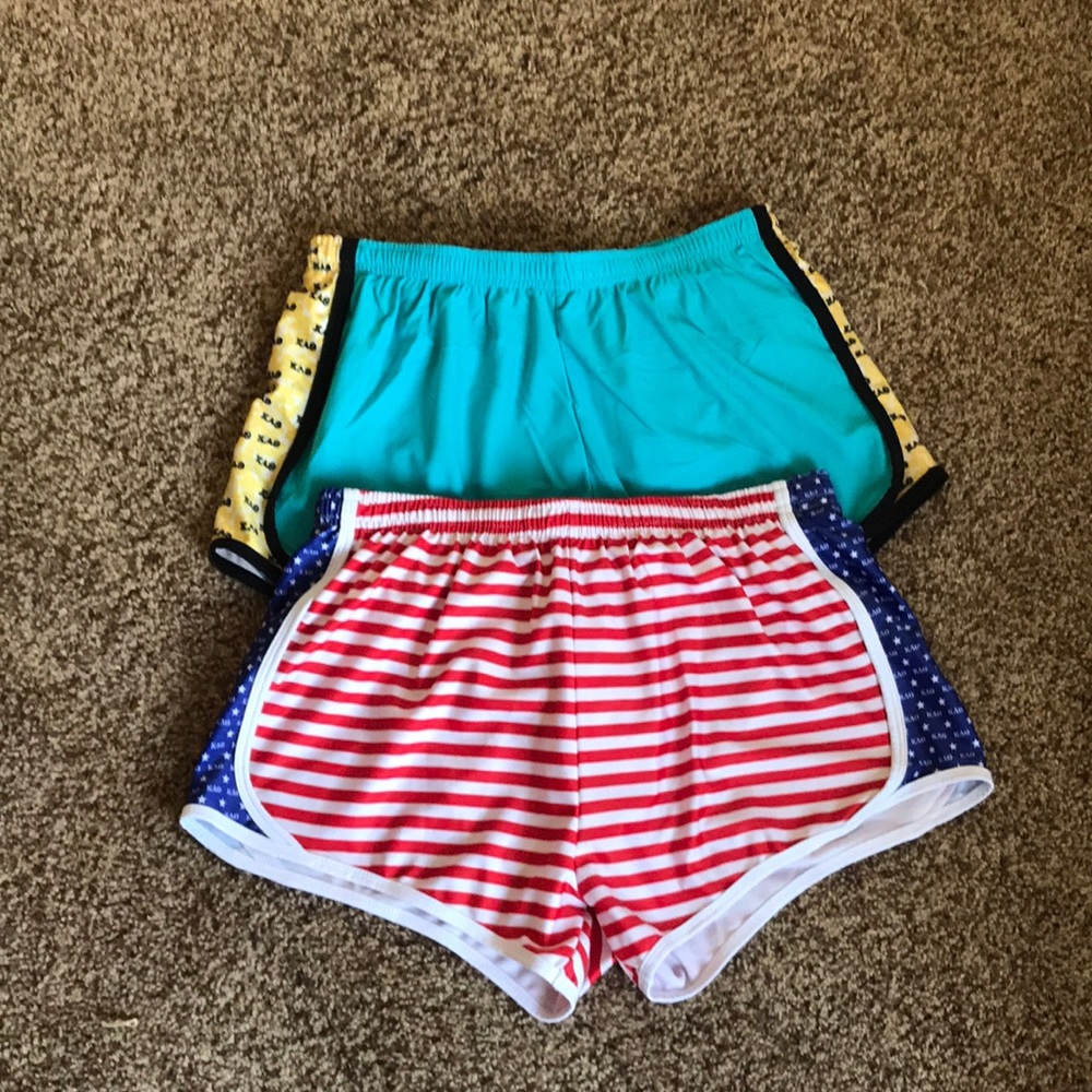 REDUCED - Kappa Alpha Theta Shorts, Two Pairs
